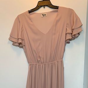 Floorlength Pink Dress - Perfect for Bridesmaid